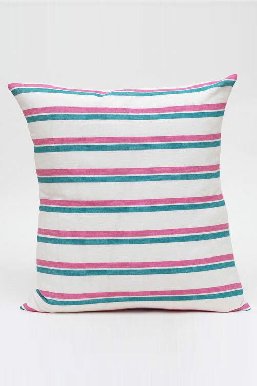 pink green pillow med